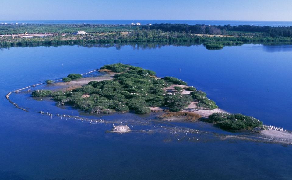 Pelican Island National Wildlife Refuge in Indian River County, Florida.