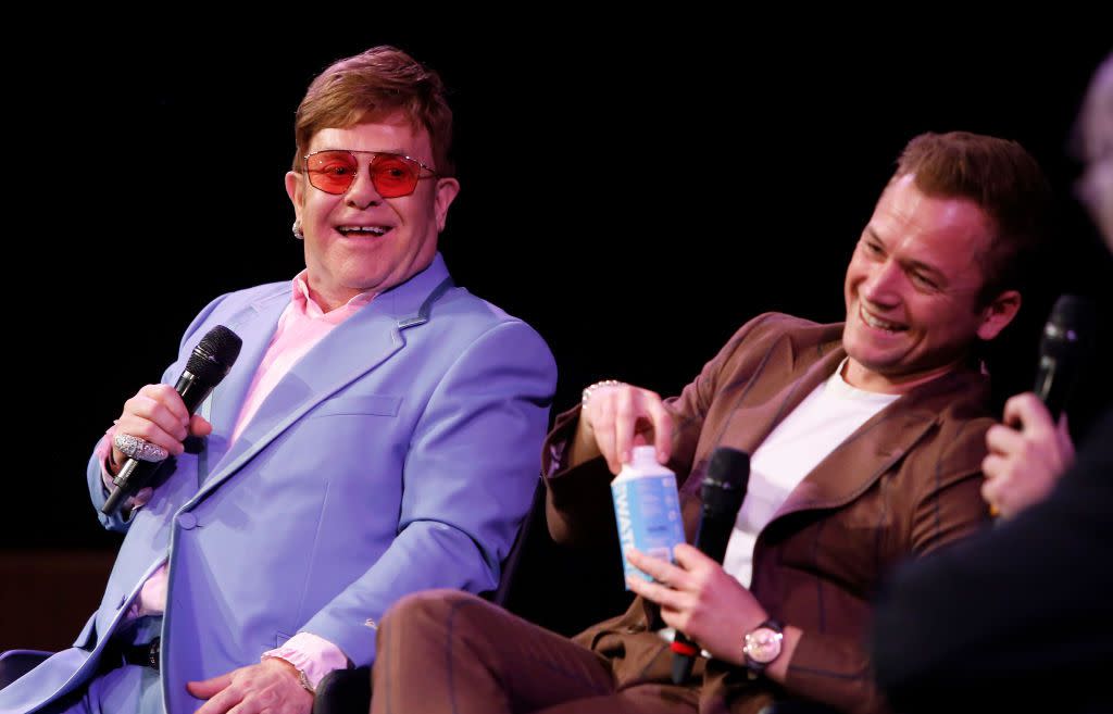 Elton John and Taron Egerton