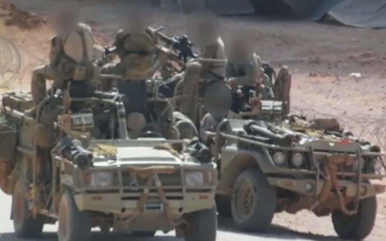 Image purportedly of the SAS operating in Syria, sometime in 2016 - BBC