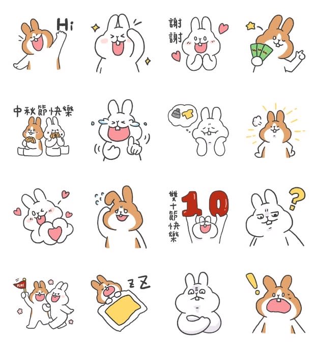 10.LINE購物 夯話題 × 快樂肥兔