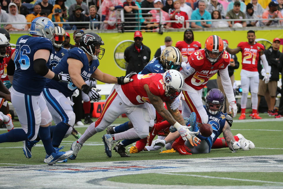 The Pro Bowl featured a late comeback that made a big difference for bettors. (Getty Images)