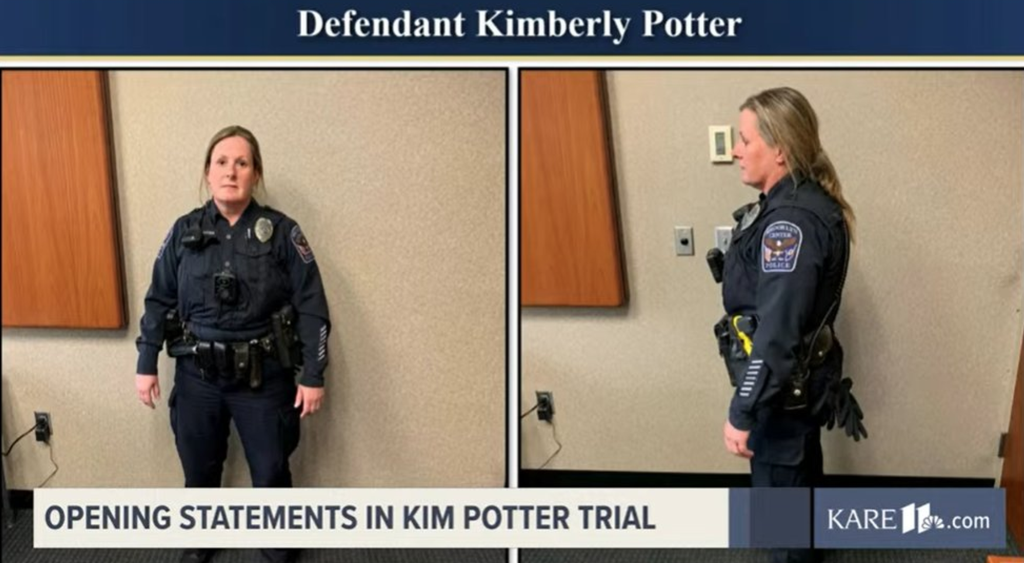 Kimberly Potter is pictured after she shot Daunte Wright (KARE11)