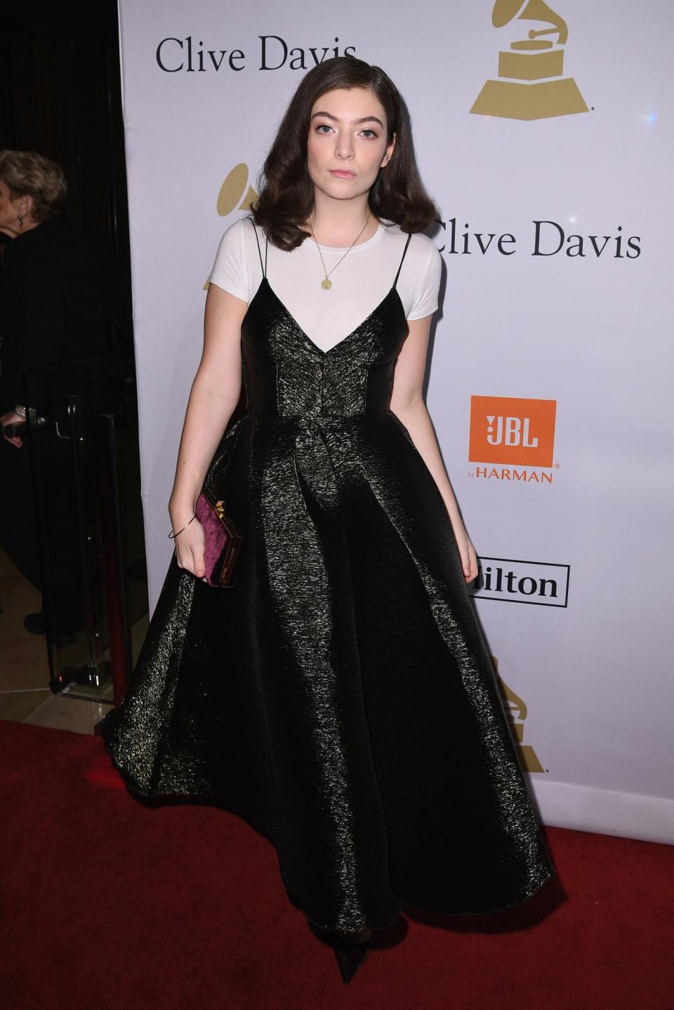 HIT: Lorde at Clive Davis’ pre-Grammy party