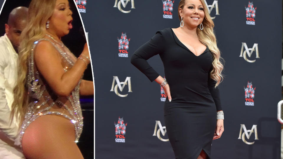 El antes y después de Mariah Carey.