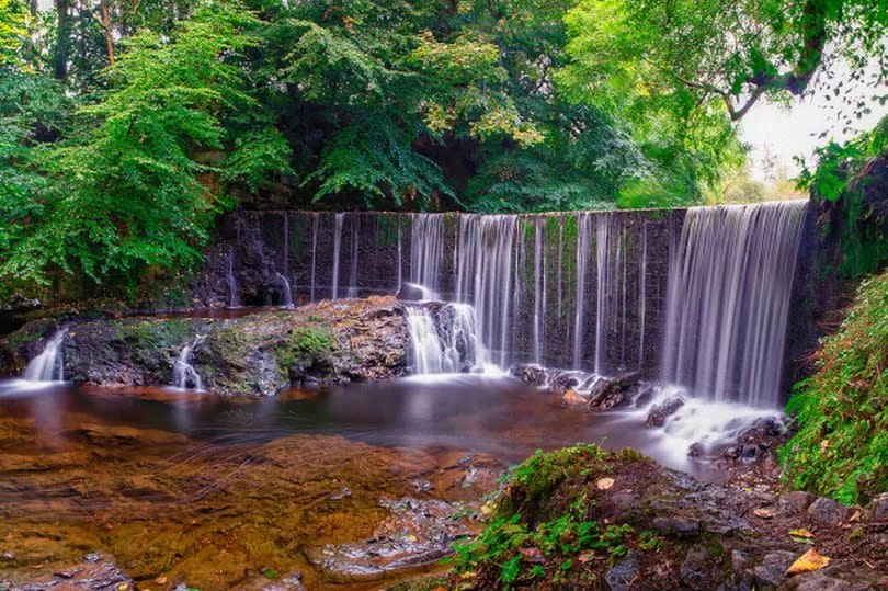 Lochwinnoch's Caldermill Waterfall