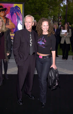 Paul Hogan and Jerri Manthey at the LA premiere of Paramount's Crocodile Dundee In Los Angeles