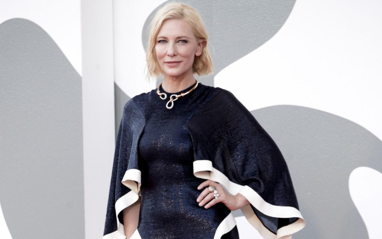 Cate Blanchett on the Venice Film Festival Red Carpet - Corbis