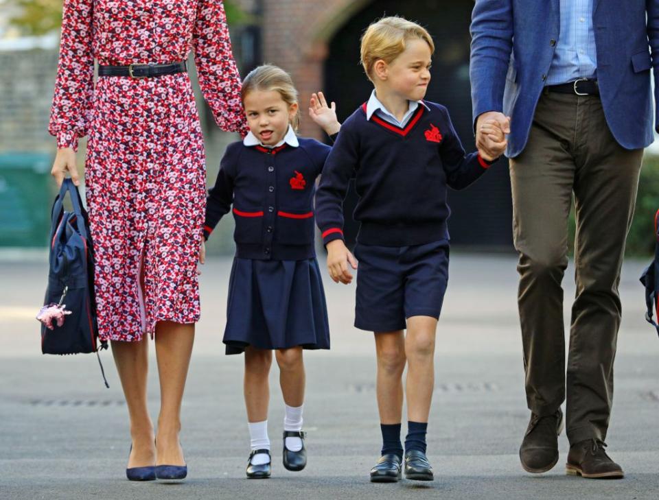 princess charlotte's first day of school