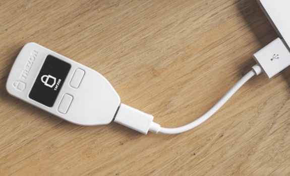 One of the most secure ways to store your cryptocurrency is a hardware wallet, such as Trezor.