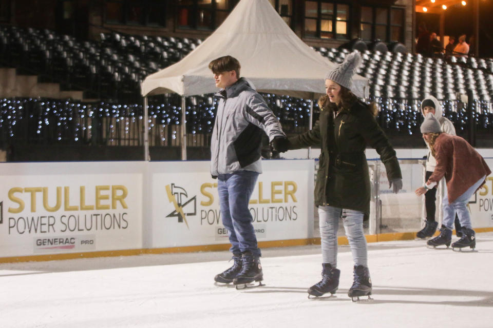 Ice skating at Tryon Stadium, located at Tryon International Equestrian Center, is being offered through Jan. 1.