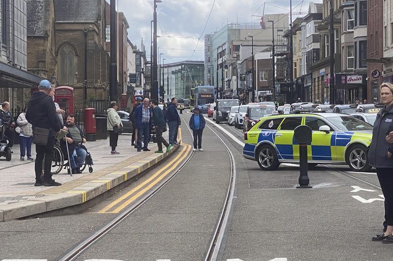 Traffic was brought to a standstill on Talbot Road -Credit:BPL Bible