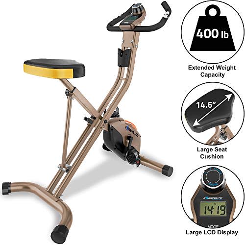 Exerpeutic Gold Heavy Duty Foldable Exercise Bike (Amazon / Amazon)