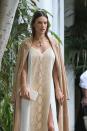 <p>Sexy Beinschlitz! Alessandra Ambrosio weiß, wie man sexy posiert und demonstriert das auch direkt mit ihrem heißen Schlangenprint-Dress. Da klackert das Blitzlicht! (Bild: Wenn.com)</p>