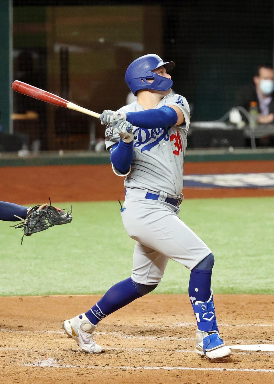 Game 5: Joc Pederson hits a home run in the second inning.