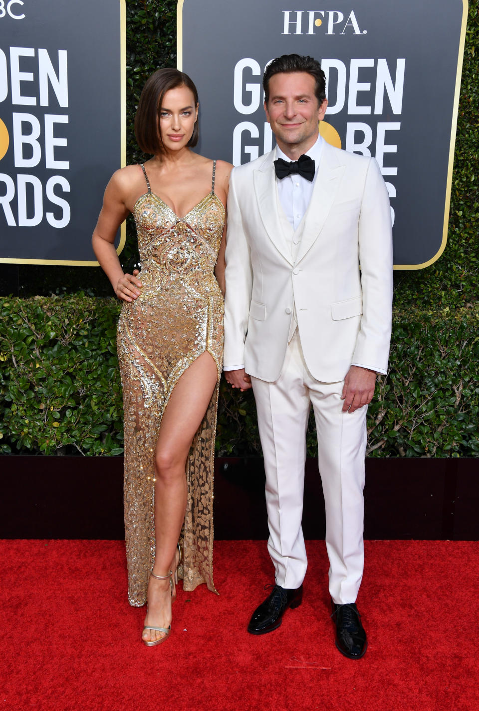 Irina Shayk et Bradley Cooper aux Golden Globes 2019