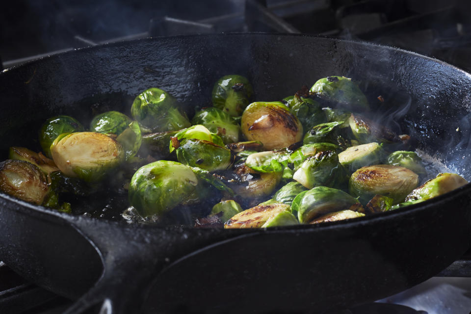 Some 29% of us are more likely to select vegetables if they're described as 'sizzling', 'glazed' or 'tavern-style' [Photo: Getty]