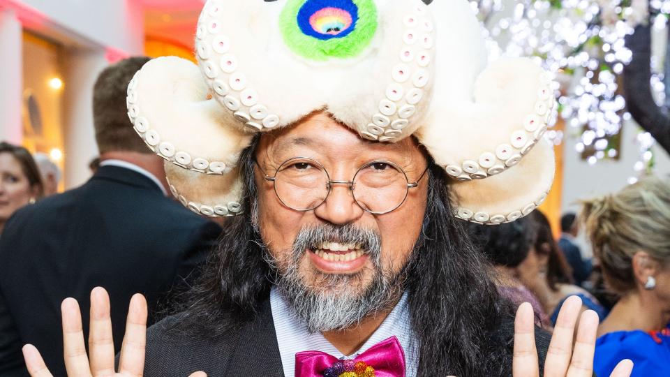 san francisco, ca september 13 takashi murakami attends asian art museums 2023 gala celebrating takashi murakami and unfamiliar people on september 13th 2023 at asian art museum 200 larkin st, sf, ca 94102 us in san francisco, ca photo devlin shand for drew altizer photography