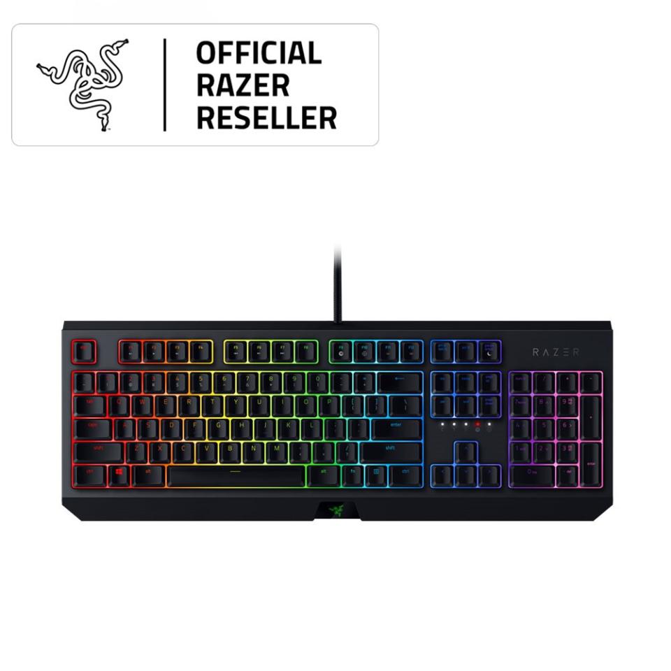 Razer BlackWidow — Mechanical Gaming Keyboard (Green Switch). (Photo: Shopee SG)