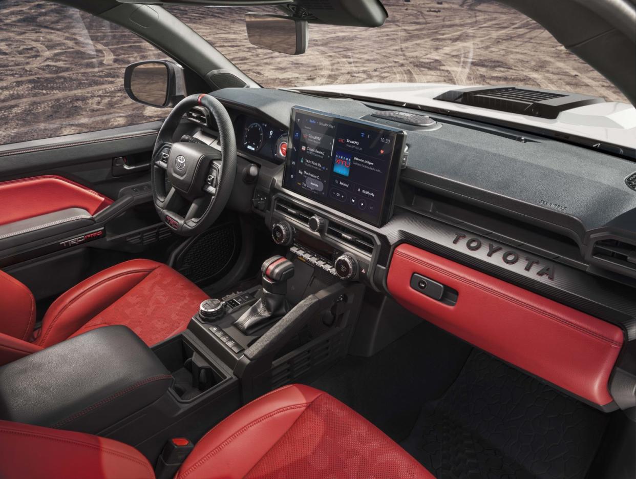 The 2024 Toyota Tacoma TRD Pro interior