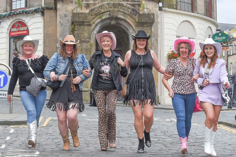 Fans of Shania Twain in Stirling for the big gig