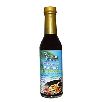 This soy-free sauce can be used in salad dressings, saut&eacute;s, marinades, sauces and even with sushi. And, despite being made with coconut tree sap and sea salt, it doesn't have a coconut flavor. Instead, it's a soy-free alternative for soy sauce in your favorite dishes.&nbsp;<br /><br />Try <a href="https://www.amazon.com/gp/product/B003XB5LMU/ref=oh_aui_detailpage_o00_s00?ie=UTF8&amp;th=1" target="_blank">Coconut Secret's Organic Raw Coconut Aminos</a> for yourself.&nbsp;