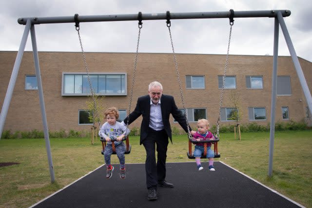 Mr Corbyn is expected to promise investment of £500 million in Sure Start (Stefan Rousseau/PA)