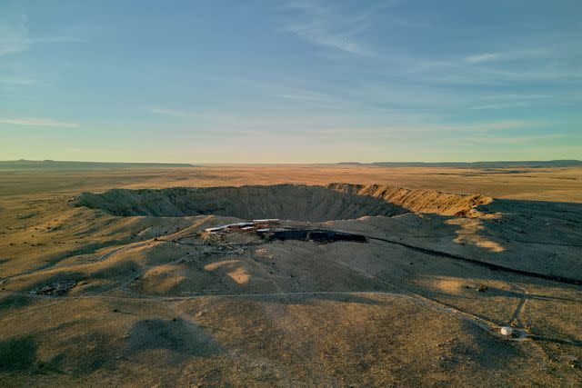 <p>Kyle RM Johnson</p> Meteor Crater, about a half-hour outside Flagstaff.