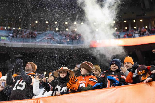 Browns announce cold weather allowances for fans attending Week 16