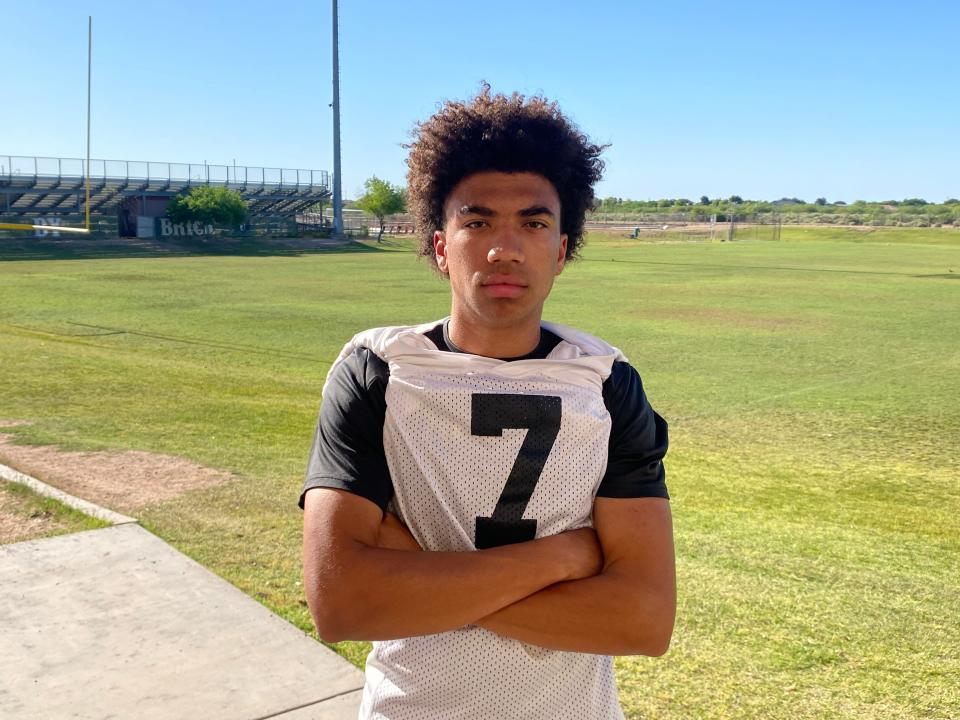 Basha sophomore cornerback Percy 'Trey' Knox will be the only returning player from Basha's secondary next season. After overcoming a broken ankle this spring, he's determined to have a big breakout junior football season.