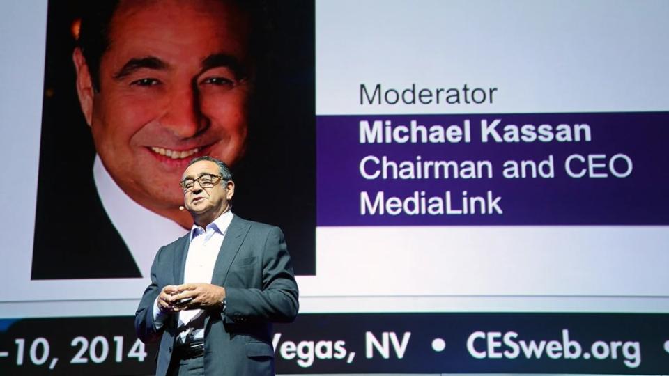 Michael Kassan at CES in Las Vegas in 2014