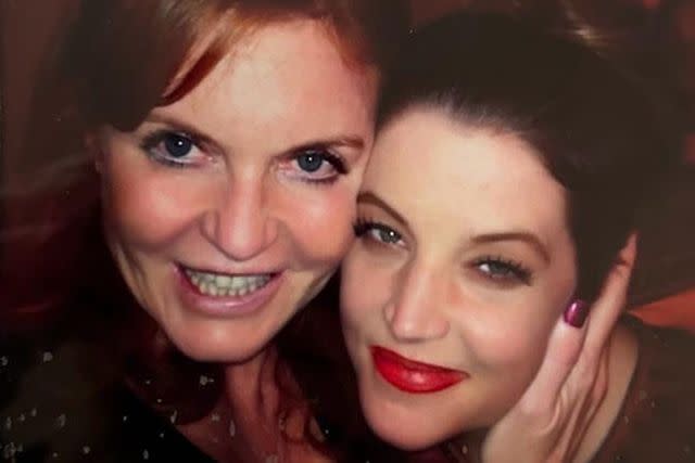 Sarah Ferguson Instagram Sarah Ferguson and Lisa Marie Presely.