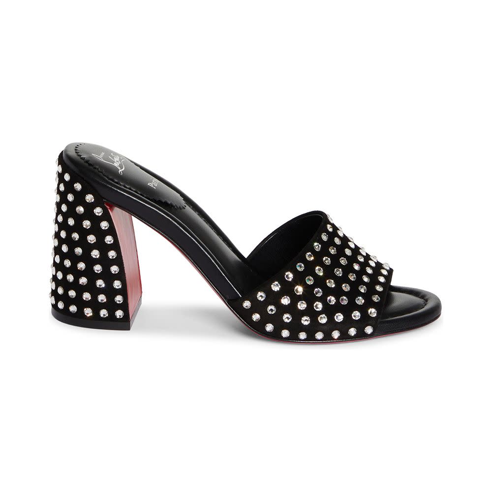 <p><a href="https://go.redirectingat.com?id=74968X1596630&url=https%3A%2F%2Fwww.nordstrom.com%2Fs%2Fjane-crystal-embellished-slide-sandal-women%2F7544628%3Fcolor%3DBLACK%26size%3D8.5us%2B%252F%2B38.5eu%26creative%3D145503081041%26device%3Dc%26network%3Dg%26acctid%3D21700000001689570%26dskeywordid%3D92700049880221567%26lid%3D92700049880221567%26ds_s_kwgid%3D58700005465916964%26ds_s_inventory_feed_id%3D97700000007631122%26dsproductgroupid%3D451462170672%26product_id%3D8899155%26merchid%3D1243147%26prodctry%3DUS%26prodlang%3Den%26channel%3Donline%26locationid%3D9067609%26targetid%3Daud-1024039079033%253Apla-451462170672%26campaignid%3D662927176%26adgroupid%3D33067282749%26gad_source%3D1%26gclid%3DCj0KCQjwlN6wBhCcARIsAKZvD5g5BSJ3w7ckQ5KVIPs9DIBh6Py9PE9N4w-SMrLjsml311qsIcHs640aArgBEALw_wcB%26gclsrc%3Daw.ds&sref=https%3A%2F%2Fwww.elle.com%2Ffashion%2Faccessories%2Fg60373961%2Fbest-shoe-brands-for-women%2F" rel="nofollow noopener" target="_blank" data-ylk="slk:Shop Now;elm:context_link;itc:0;sec:content-canvas" class="link rapid-noclick-resp">Shop Now</a></p><p>Jane Crystal Embellished Slide Sandal</p><p>saksfifthavenue.com</p><p>$1295.00</p>