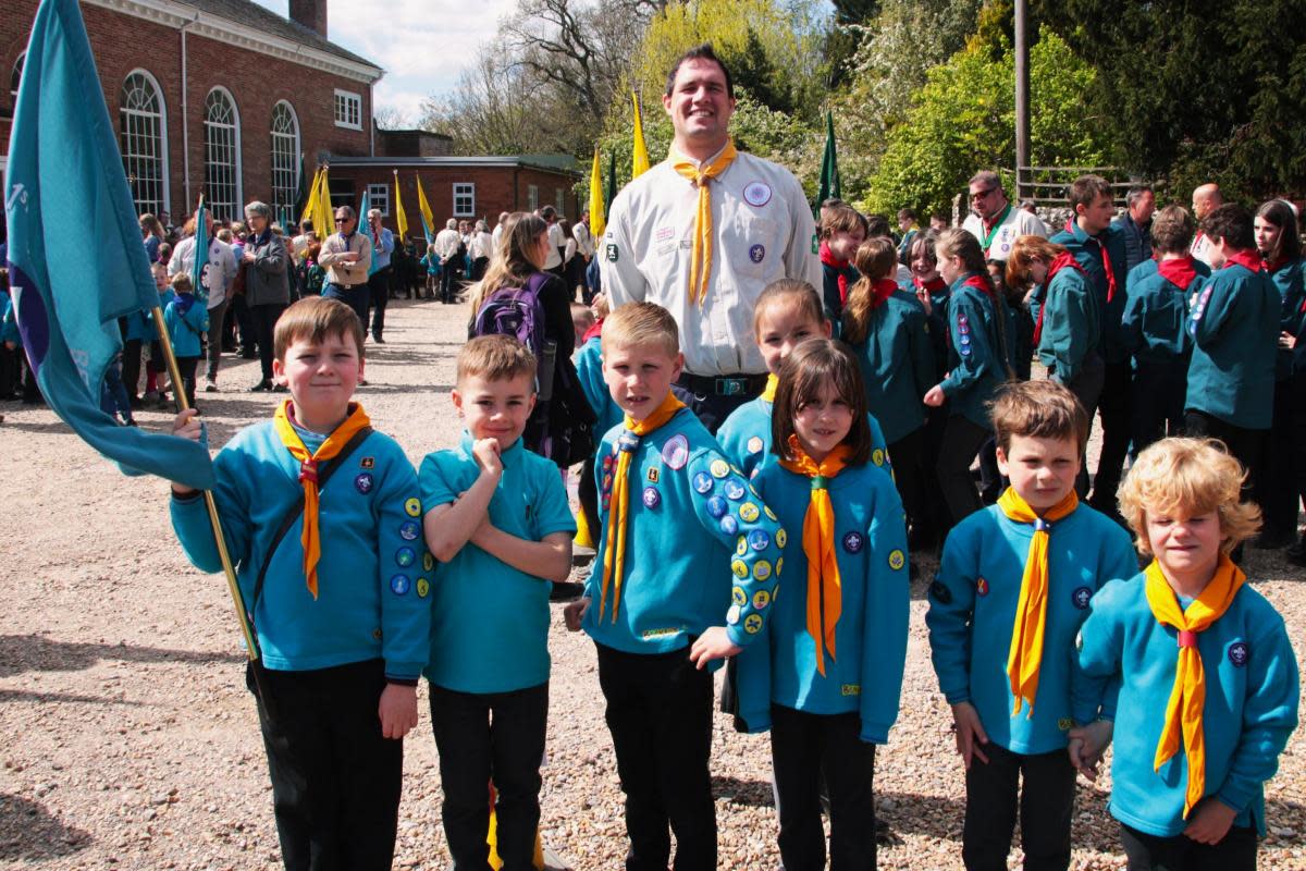 PICTURES: Scouts celebrate St George's Day with parade in WIlton <i>(Image: Mark Warner)</i>