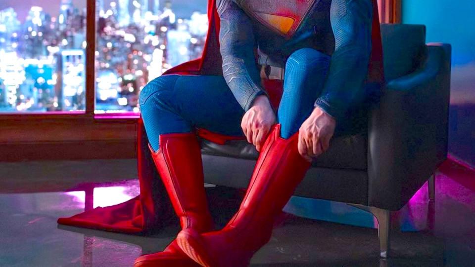 Superman Legacy first look reveals Superman will wear his red trunks