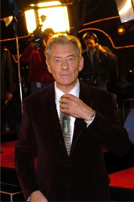 Ian McKellen at the LA premiere of New Line's The Lord of the Rings: The Return of The King