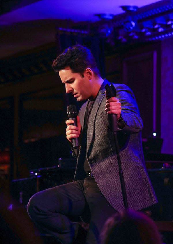 John Lloyd Young is playing a long-delayed run at Feinstein's/54 Below in New York City.