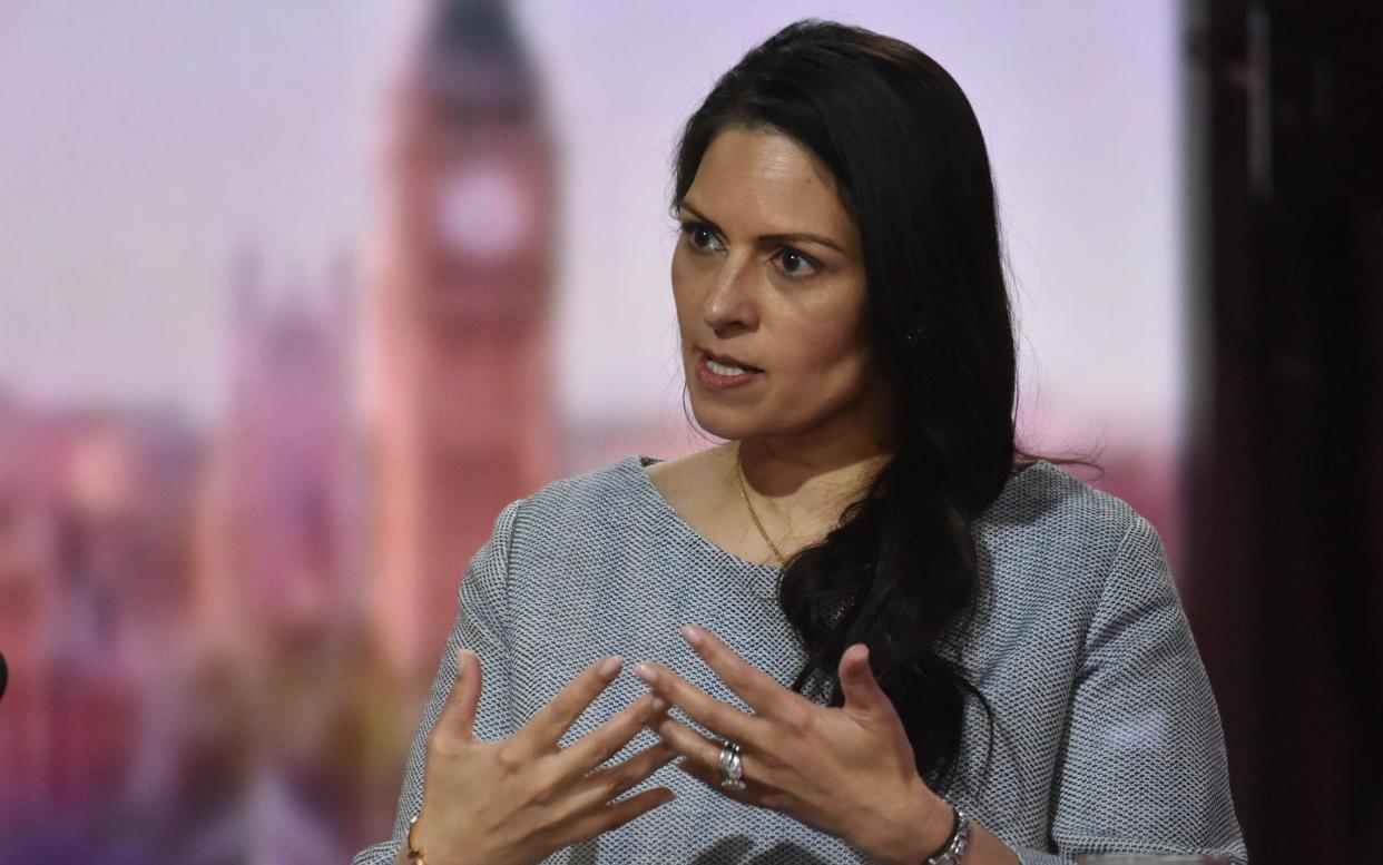 Home Secretary Priti Patel made the comments on Sunday morning  - Jeff Overs/BBC/PA