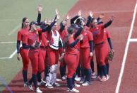 <p>"I don't think it was disappointing. I think we're just excited to be here and we're grateful that it's happening," the outfielder on Team USA Softball said of playing without fans.</p> <p>"I think there are circumstances where you just want to cry or something, but I think we have to adapt to whatever measures are put in place, and I think our team is very good at that. It's something that we adapt to and go compete," Moultrie shared.</p>