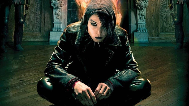 Noomi Rapace as Lisbeth Salander in The Girl with the Dragon Tattoo.