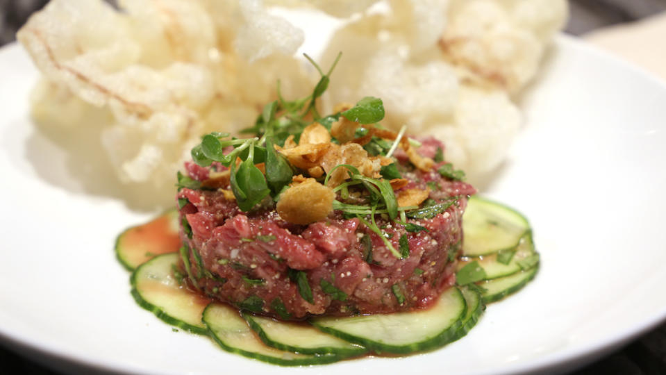 steak tartare vegas steakhouse harlo