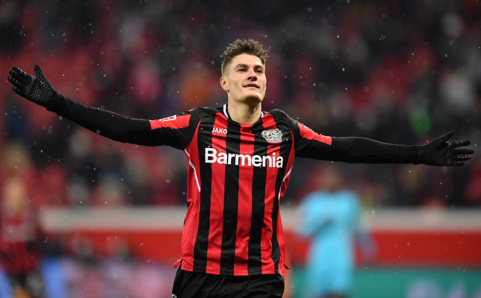 Patrik Schick gegen Greuther Fürth in Leverkusen (Bild: Frederic Scheidemann/Getty Images)