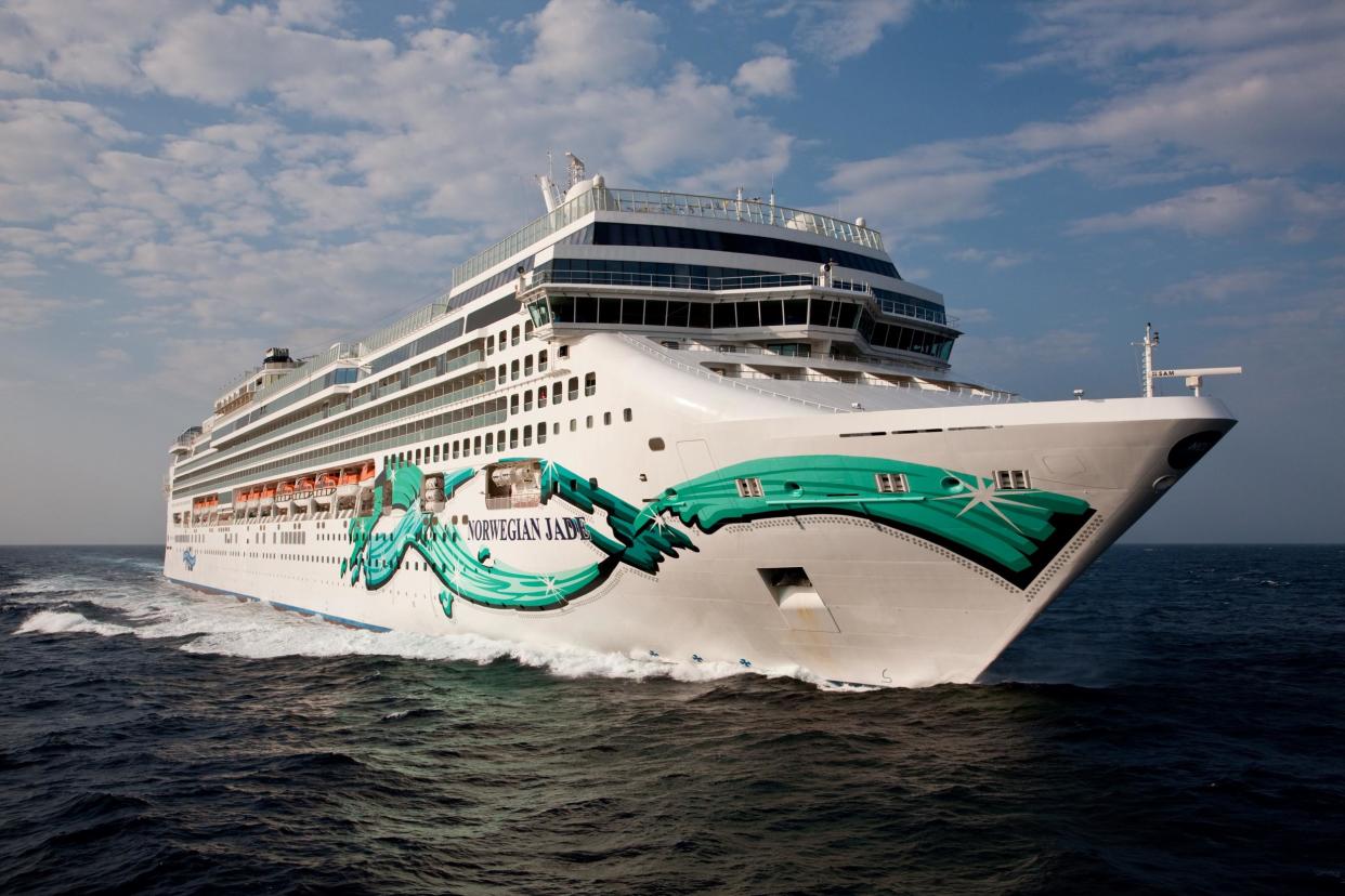 Top tips: passengers aboard Norwegian Jade's cruise to the fjords are asked to pay £70-£90 as a gratuity: Norwegian Cruise Line