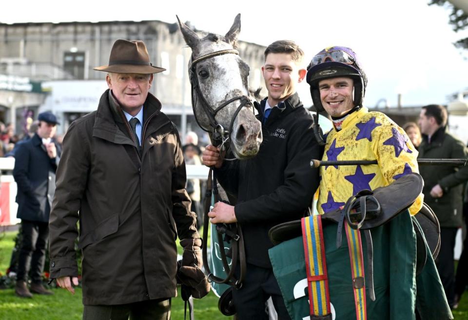 Danny Mullins (right) won the Irish Arkle aboard Il Etait Temps to secure a Grade One treble on the first day of the Dublin Racing Festival