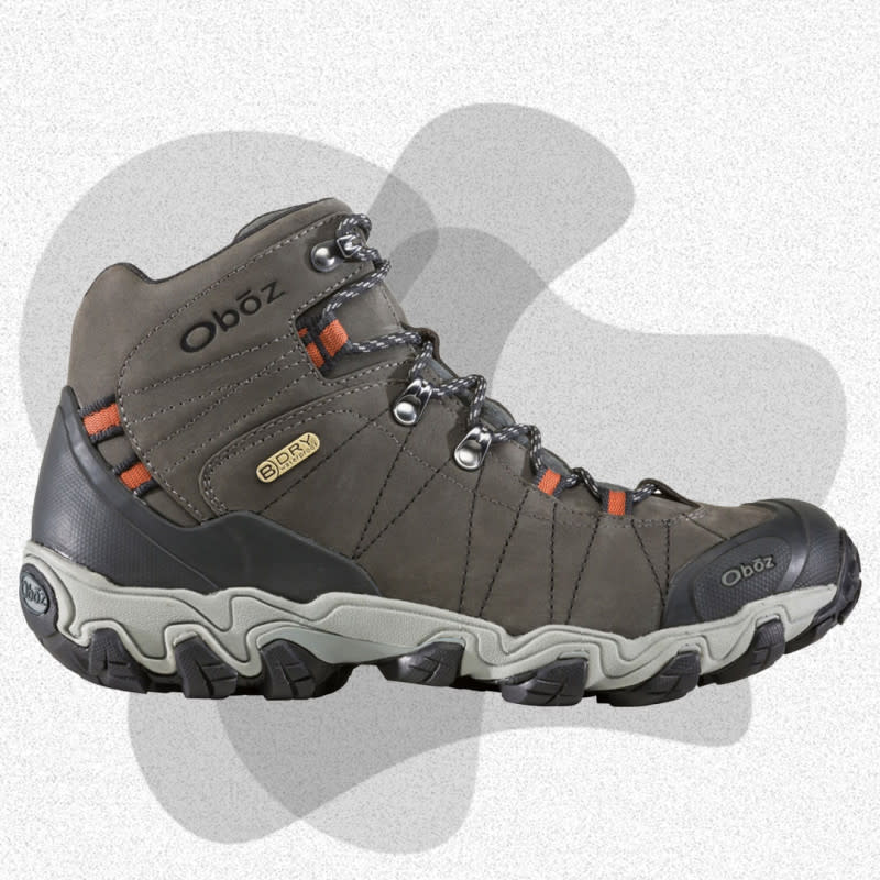 <p>Courtesy of REI</p><p>Oboz, a boot company based in Montana, produces rugged, highly durable hiking boots that are built to withstand serious abuse on the trail. Although <a href="https://www.reddit.com/r/CampingGear/comments/10rhtkw/thoughts_on_ob%C5%8Dz_hiking_boots/" rel="nofollow noopener" target="_blank" data-ylk="slk:Reddit reviewers note;elm:context_link;itc:0;sec:content-canvas" class="link ">Reddit reviewers note</a> these boots can take a while to break in, once they’ve adapted to your feet, they’re as comfortable as they are high-quality. The Bridger is the brand’s flagship model. It has a nubuck upper with a built-in waterproof membrane to keep your feet dry in wet weather, an embedded plastic midsole chassis that creates excellent stability and support, and a burly outsole that generates a lockdown grip on the trail.</p><p>[$200; <a href="https://clicks.trx-hub.com/xid/arena_0b263_mensjournal?q=https%3A%2F%2Fwww.avantlink.com%2Fclick.php%3Ftt%3Dcl%26mi%3D10248%26pw%3D261197%26ctc%3Dmj-besthikingboots-mcharboneau-1023-update%26url%3Dhttps%3A%2F%2Fwww.rei.com%2Fproduct%2F857508%2Foboz-bridger-mid-waterproof-hiking-boots-mens&event_type=click&p=https%3A%2F%2Fwww.mensjournal.com%2Fgear%2Fbest-hiking-boots%3Fpartner%3Dyahoo&author=Jack%20Haworth&item_id=ci02b8d096400c2605&page_type=Article%20Page&partner=yahoo&section=hiking%20boots&site_id=cs02b334a3f0002583" rel="nofollow noopener" target="_blank" data-ylk="slk:rei.com;elm:context_link;itc:0;sec:content-canvas" class="link ">rei.com</a>]</p>