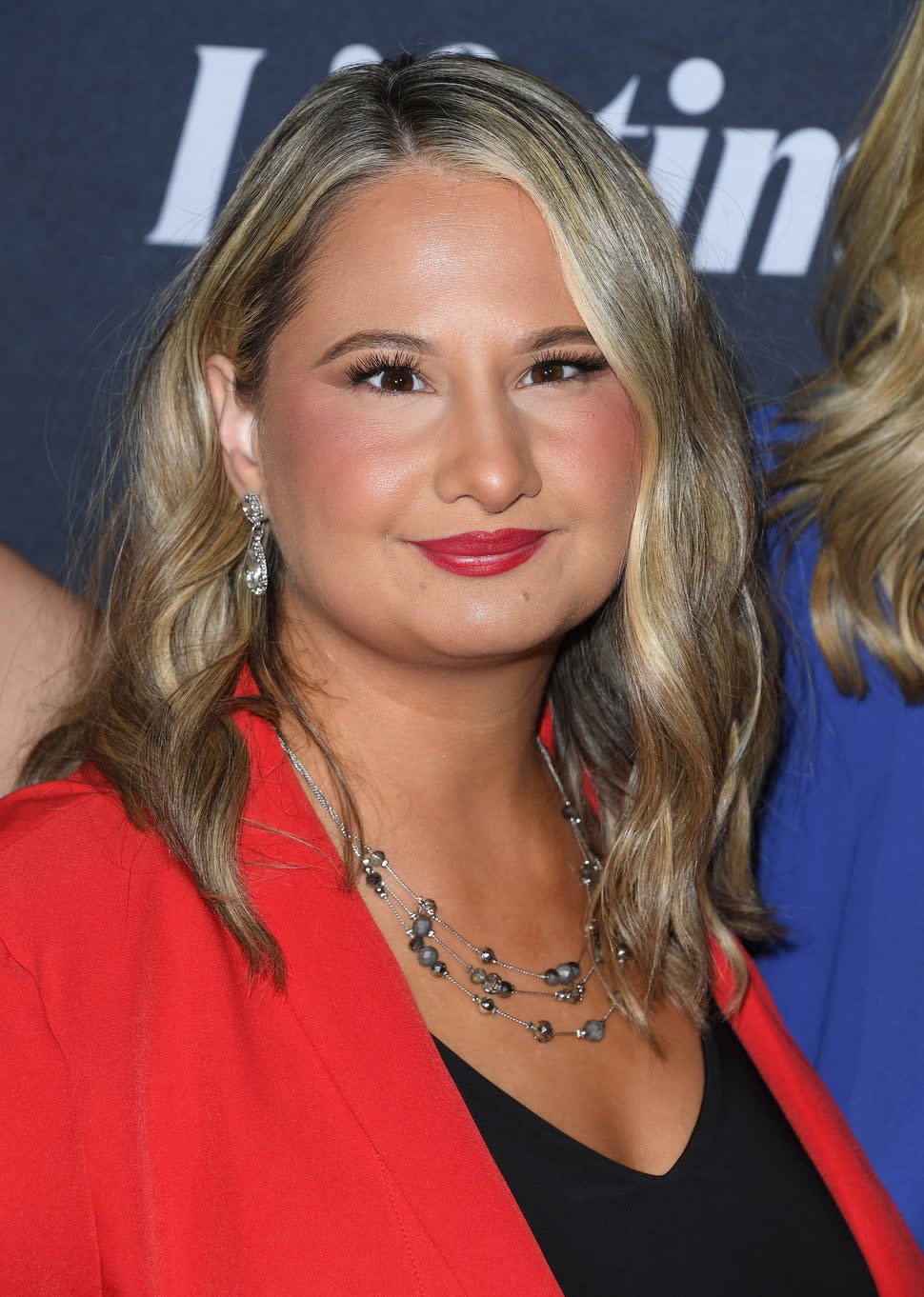 Gypsy Rose Blanchard arrives at An Evening With Lifetime: Conversations On Controversies FYC Event at The Grove on May 01, 2024 in Los Angeles, California.