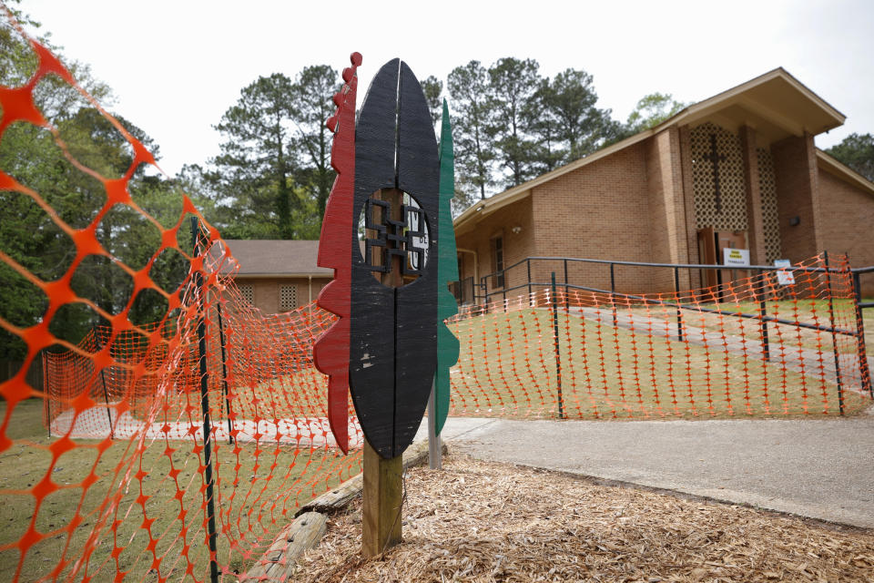 The Kilombo Academic and Cultural Institute, Tuesday, March 28, 2023, in Decatur, Ga. (AP Photo/Alex Slitz)