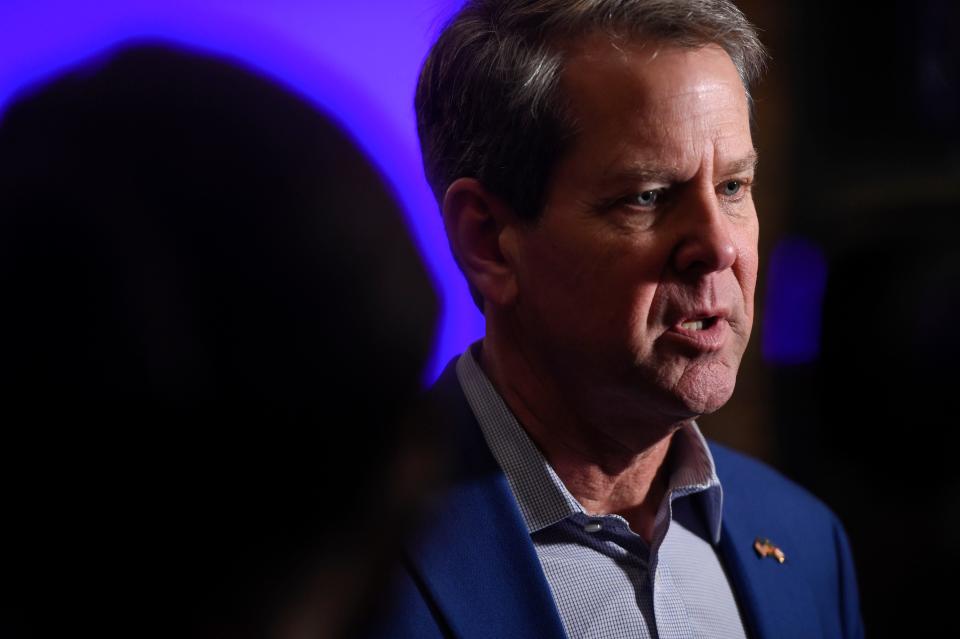 Incumbent Georgia Gov. Brian Kemp is leading his opponent Stacey Abrams by 7 points in a new AARP poll.