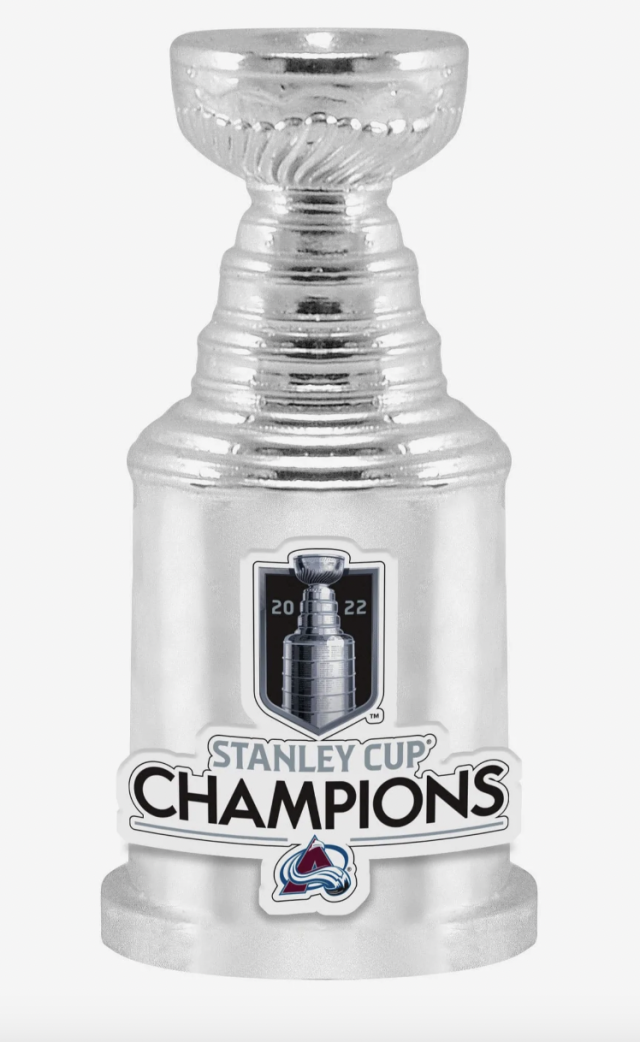 Colorado Avalanche NHL 2022 Stanley Cup Champions Ring Ornament