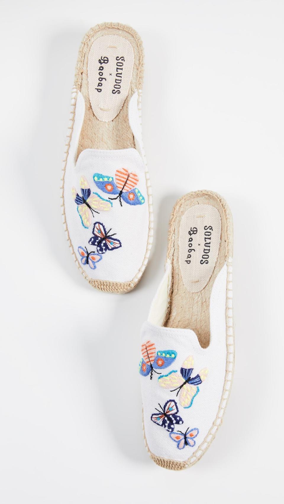 Butterflies Mules Espadrilles