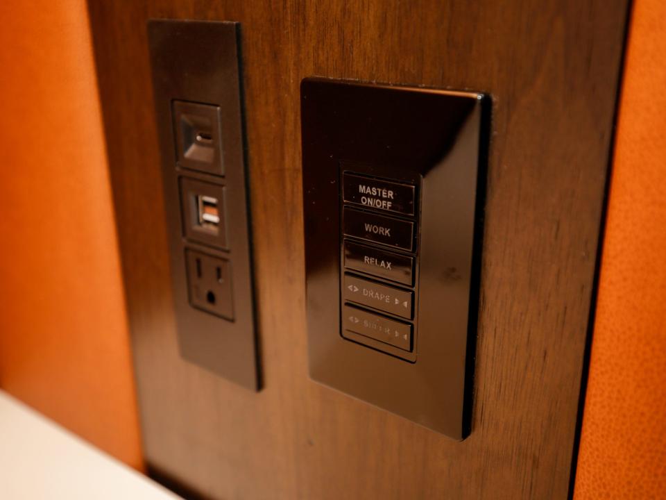 Light buttons and outlets